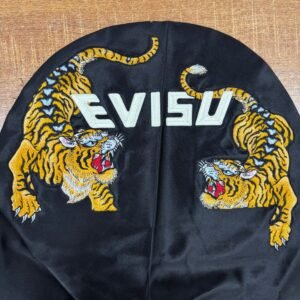 High-end custom cut panel embroidery for brand collaboration