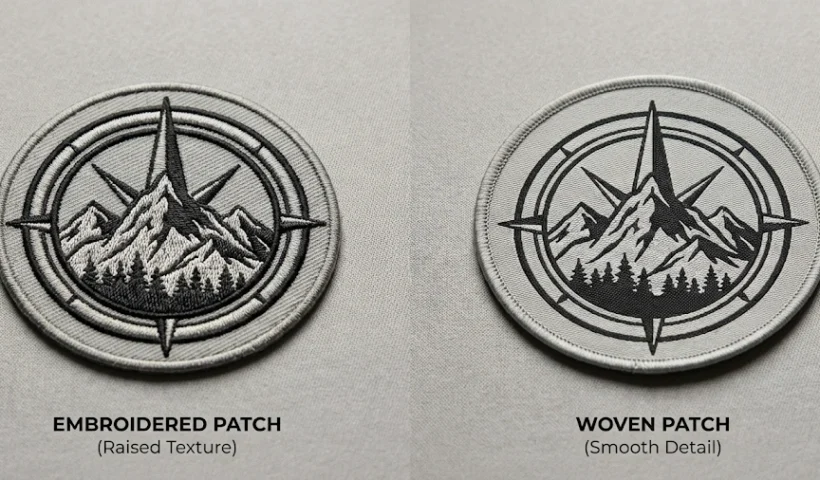 Embroidered vs. Woven Patches