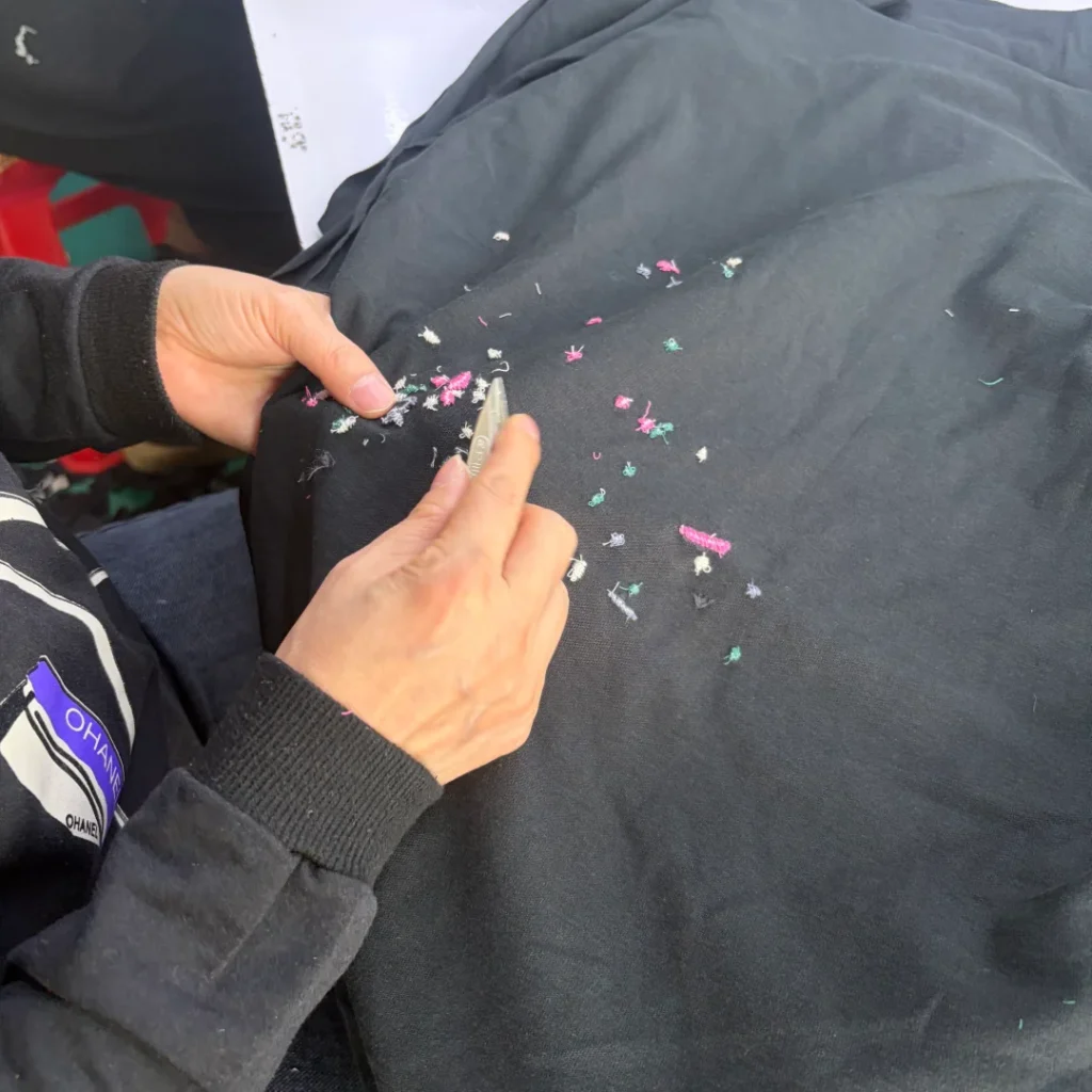 Strict quality control for bulk embroidery patches