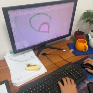 Professional digitizing by a direct custom patch manufacturer